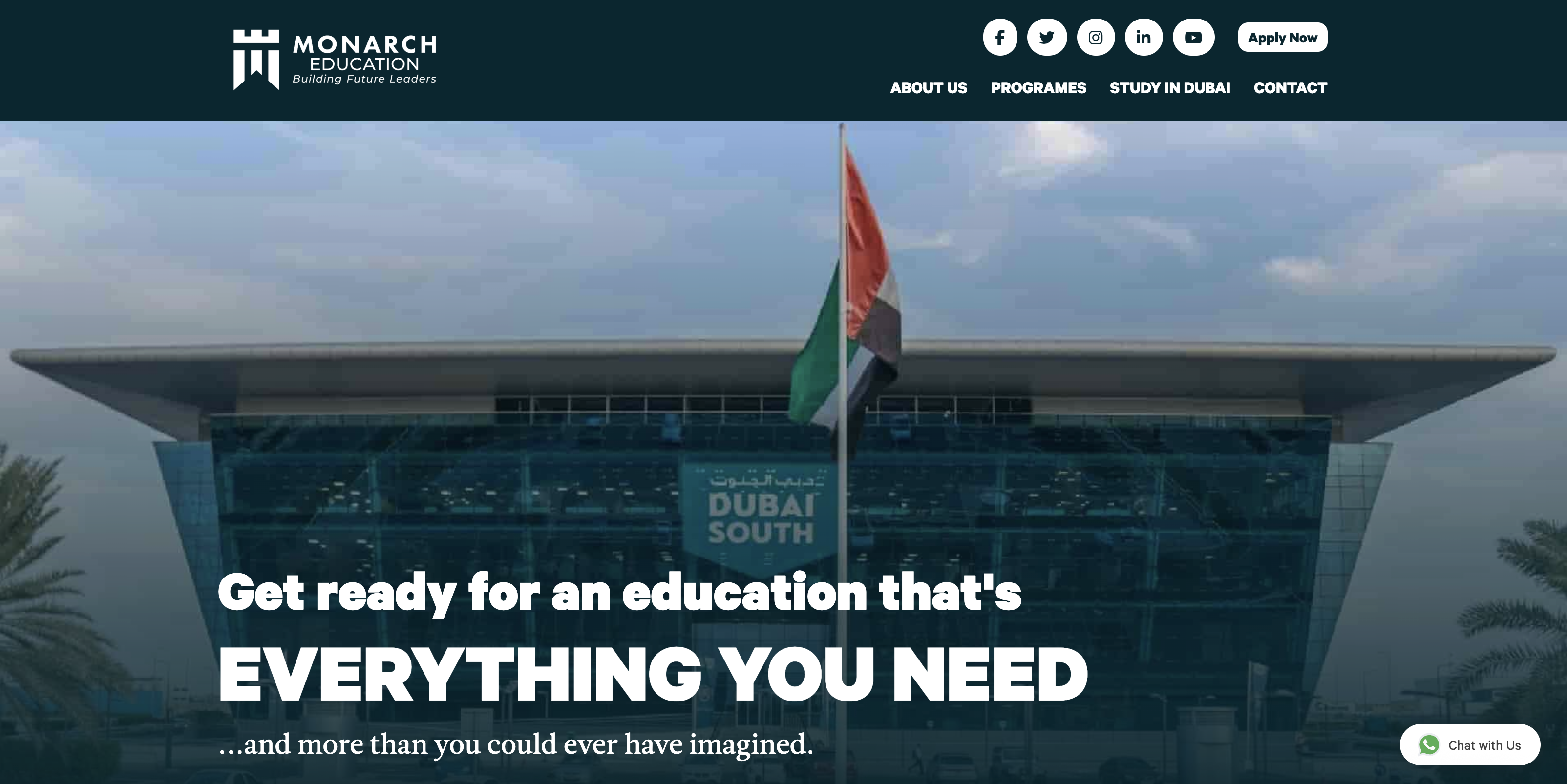 Monarch University Website